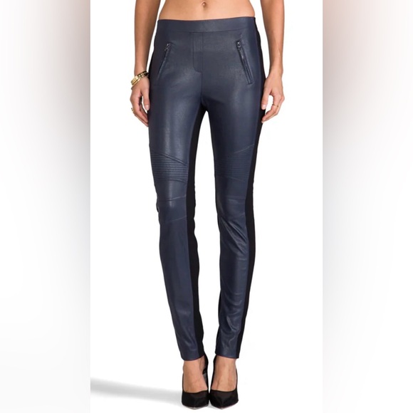BCBGMaxAzria Pants - BCBGMAXAZRIA Kalin Motorcycle Faux Leather Leggings